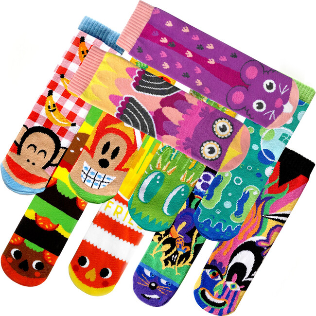 Pals Socks All Artists Gift Bundle (5 Pairs of Mismatched Socks)