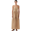 Women's Paola Sleeveless Tired Maxi Dress, Sand - Dresses - 1 - thumbnail