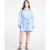 Women's Maddy Embroidered Dress, Oxford Blue - Dresses - 3