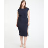 Women's Sleeveless Cody Dress, Navy - Dresses - 3