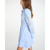 Women's Maddy Embroidered Dress, Oxford Blue - Dresses - 4