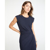Women's Sleeveless Cody Dress, Navy - Dresses - 4