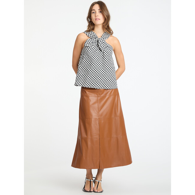 Women's Freya Top, Black/Cream - Blouses - 2
