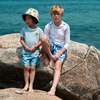 Recycled Cotton Reversible Denim Hat, Blue - Hats - 2