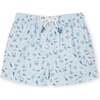 Swim Trunks, Light Blue Sea Animals - Swim Trunks - 1 - thumbnail