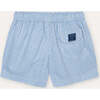 Swim Trunks, Sky Blue Leaf - Swim Trunks - 7