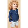 Swim Trunks, Light Blue Sea Animals - Swim Trunks - 4