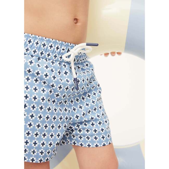 Swim Trunks, Blue Majolica - Swim Trunks - 5