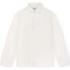 Pique Shirt, White - Shirts - 1 - thumbnail