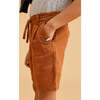 Linen Cotton Shorts, Rust - Shorts - 4