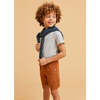 Linen Cotton Shorts, Rust - Shorts - 5