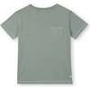 Linen Cotton T-Shirt, Gray Green - T-Shirts - 1 - thumbnail