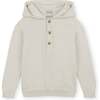 Hoodie, Beige - Sweaters - 1 - thumbnail