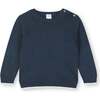 Crew Neck, Dark Denim - Sweaters - 1 - thumbnail