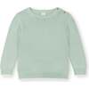 Crew Neck, Pale Green - Sweaters - 1 - thumbnail