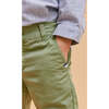 Cotton Chino Trousers, Olive Green - Pants - 4