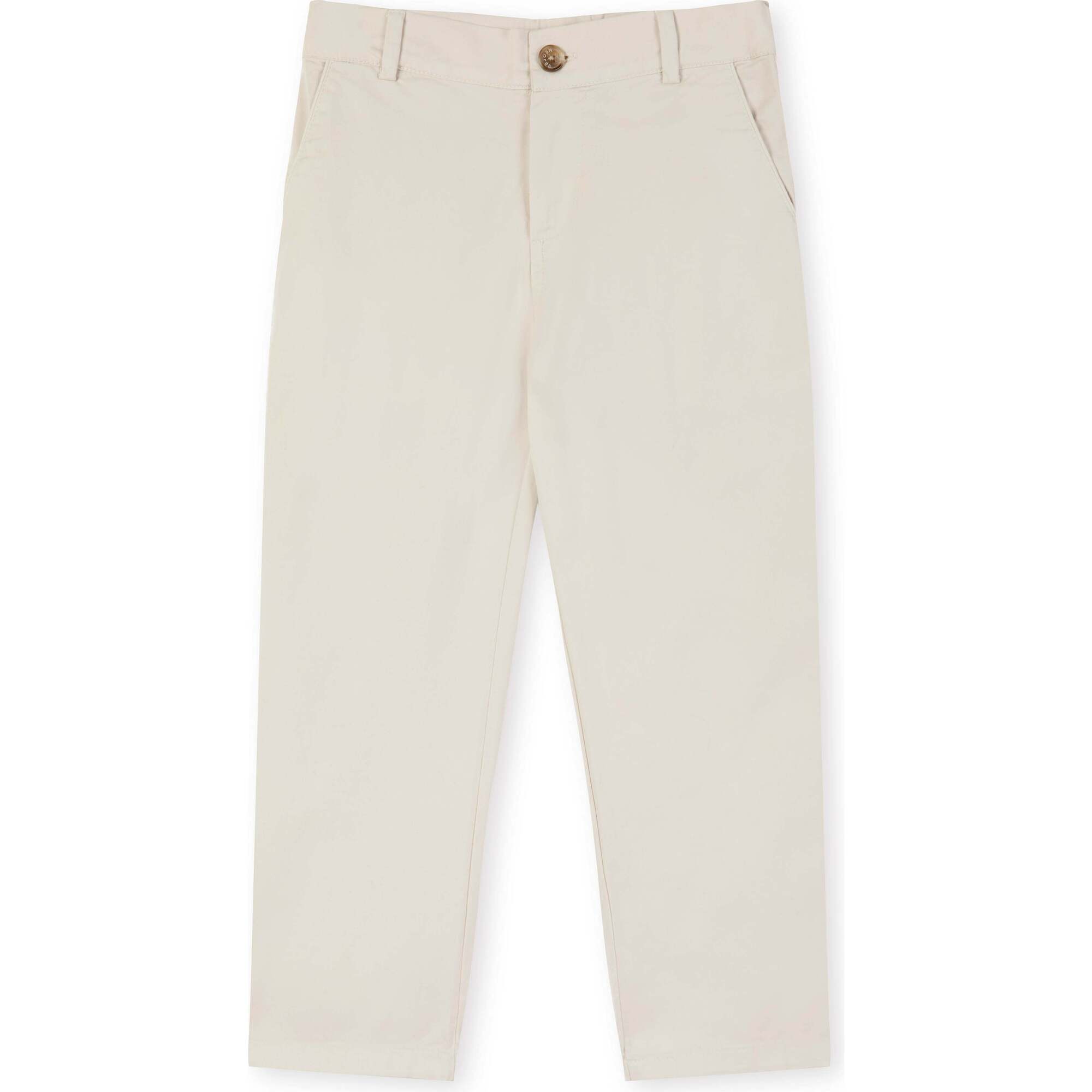 Chino Trousers, Beige - Pants - 1