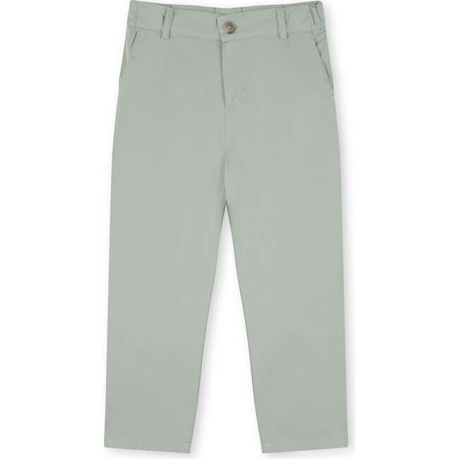 Chino Trousers, Gray Green