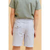 Cargo Seersucker Shorts, Blue - Shorts - 5