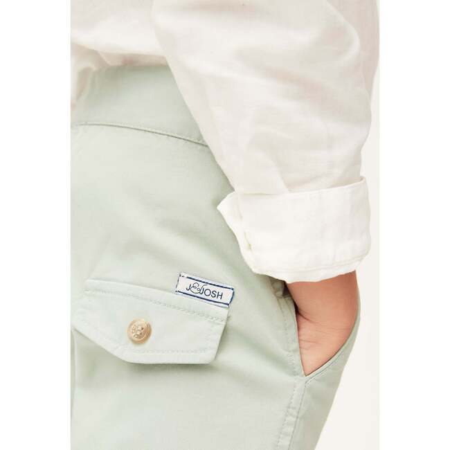 Chino Trousers, Gray Green - Pants - 3