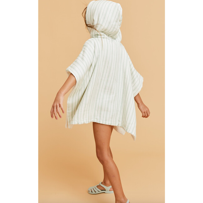 Beach Poncho, Green Stripes - Cover-Ups - 6