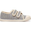 Canvas Double Sneaker, Stripes - Sneakers - 1 - thumbnail