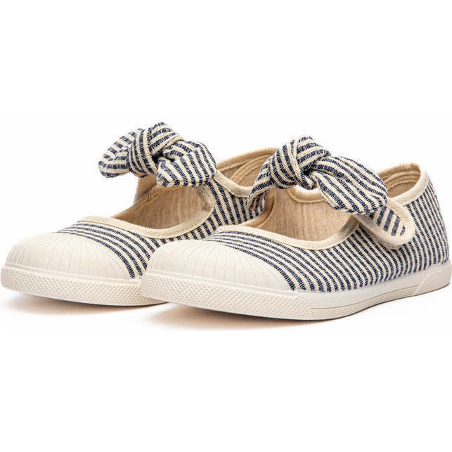 Canvas Mary Jane Sneakers, Stripes - Mary Janes - 4