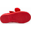 Swiss-Dot Bow Mary Janes, Red - Mary Janes - 5