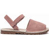 Suede Sandals, Rose - Sandals - 1 - thumbnail