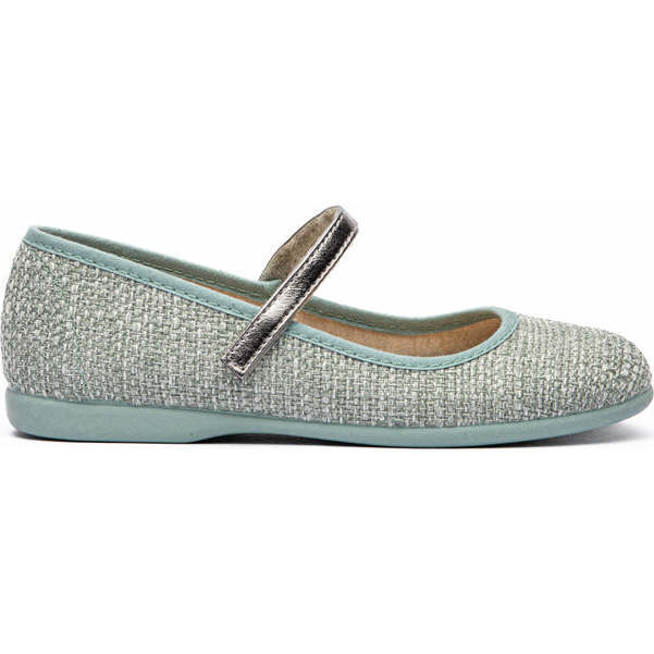 Classic Textured Mary Janes, Blue