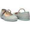 Classic Textured Mary Janes, Blue - Mary Janes - 3