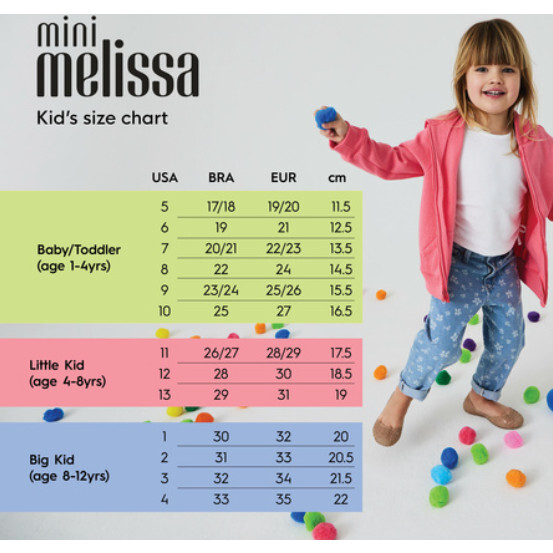 Mini Melissa Campana Papel BB, Gold - Sandals - 6