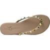 Women's Rivington Stud Flip Flop, Beige Metallic - Sandals - 2