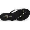 Women's Rivington Stud Flip Flop, Black - Sandals - 3