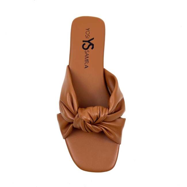 Women's Naya Knotted Sandal, Whiskey - Sandals - 5