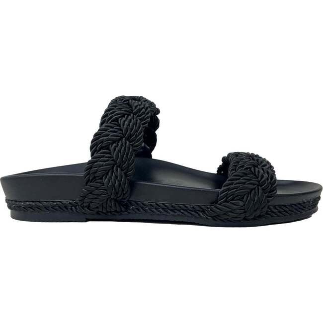 Women's Michelle Braided Sandal, Black - Sandals - 4