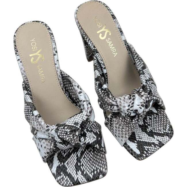 Women's Hazel Knotted Dress Sandal, Snake Print - Sandals - 2