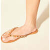 Women's Rivington Stud Flip Flop, Cognac - Sandals - 5