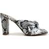 Women's Hazel Knotted Dress Sandal, Snake Print - Sandals - 1 - thumbnail