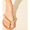 Women's Rivington Stud Flip Flop, Cognac - Sandals - 6