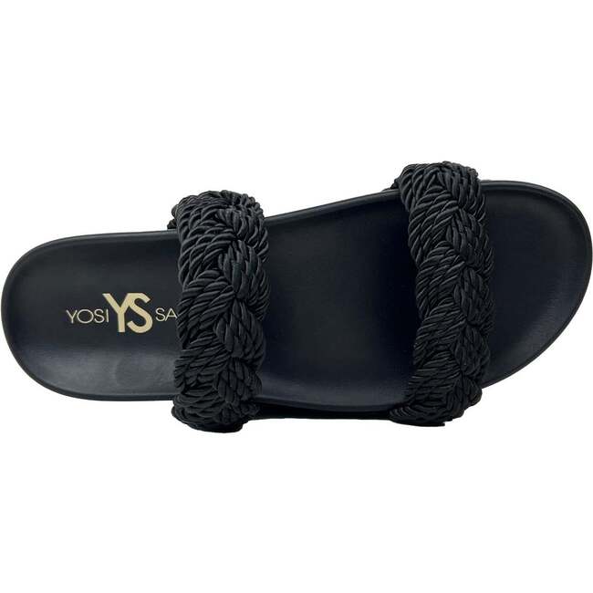 Women's Michelle Braided Sandal, Black - Sandals - 6