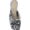 Women's Hazel Knotted Dress Sandal, Snake Print - Sandals - 4