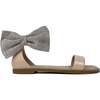 Miss Cambelle Crystal Bow Sandal, Blush Patent - Sandals - 1 - thumbnail