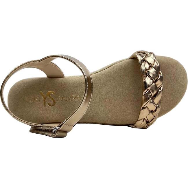 Miss April Wedge Sandal, Light Bronze - Sandals - 3