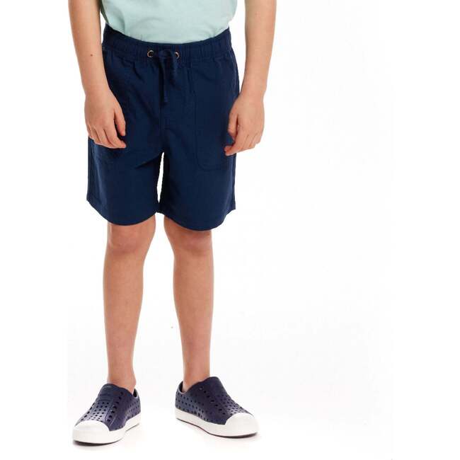 Navy Ripstop Drawstring Shorts - Shorts - 2