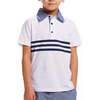White Pique Polo Shirt - Polo Shirts - 2