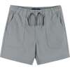 Grey Ripstop Drawstring Shorts - Shorts - 1 - thumbnail