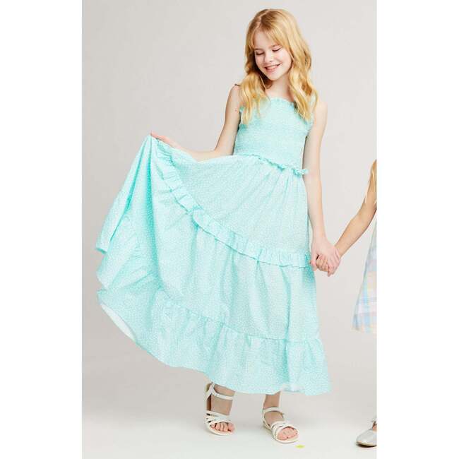 Ditsy Floral Print Poplin Maxi Dress - Dresses - 2