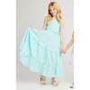 Ditsy Floral Print Poplin Maxi Dress - Dresses - 2
