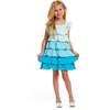 Aqua Tonal Ruffle-Tiered Dress - Dresses - 2
